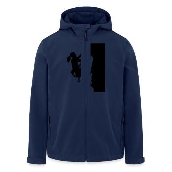 Escalade - Veste softshell homme en polyester recyclé Stanley/Stella - marine - Devant - AI Model Male 185 light (185cm)