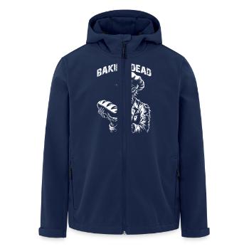 Baking Dead Zombie Bäcker gruseliger Bäcker - Recycelte Männer Softshell-Jacke von Stanley/Stella - Navy - Vorne - AI Model Male 185 light (185cm)