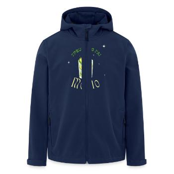 I Can't I Have Mojito - Humorous Gift Idea - Men’s Recycled Softshell Jacket by Stanley/Stella - navy - Front - AI Model Male 185 light (185cm)