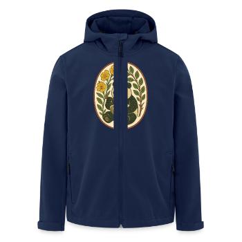 Ramen Panda - Recycelte Männer Softshell-Jacke von Stanley/Stella - Navy - Vorne - AI Model Male 185 light (185cm)