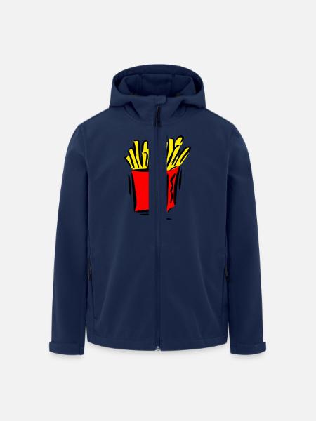 Pommes - Recycelte Männer Softshell-Jacke von Stanley/Stella - Navy