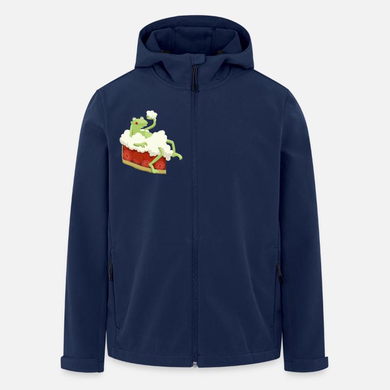 Kuchenfrosch (neu) - Recycelte Männer Softshell-Jacke von Stanley/Stella - Navy