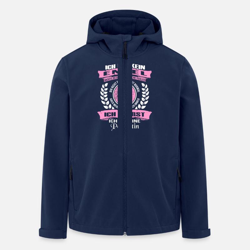 Ich bin eine Polizistin - Recycelte Männer Softshell-Jacke von Stanley/Stella - Navy