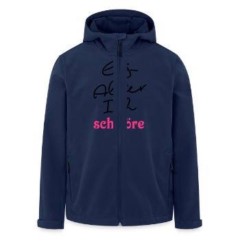 Ej Alter ich schwöre - Recycelte Männer Softshell-Jacke von Stanley/Stella - Navy - Vorne - AI Model Male 185 light (185cm)