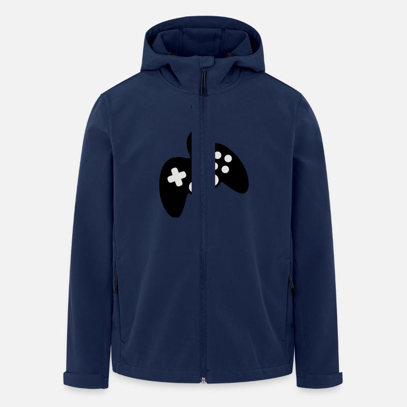 controller_play_f2 - Veste softshell homme en polyester recyclé Stanley/Stella - marine