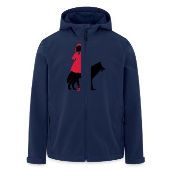 Rotkäppchen - Recycelte Männer Softshell-Jacke von Stanley/Stella - Navy - Vorne - AI Model Male 185 light (185cm)