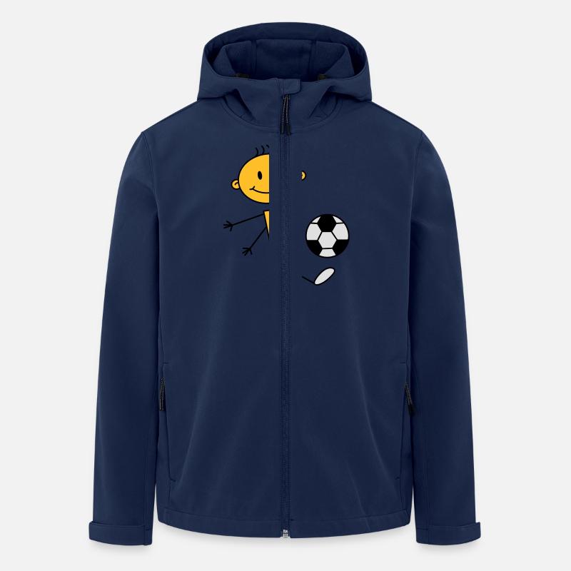 soccer_boy - Recycelte Männer Softshell-Jacke von Stanley/Stella - Navy