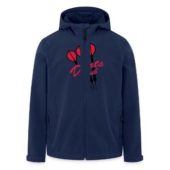 Darts Club - Men’s Recycled Softshell Jacket by Stanley/Stella - navy - Front - AI Model Male 185 light (185cm)
