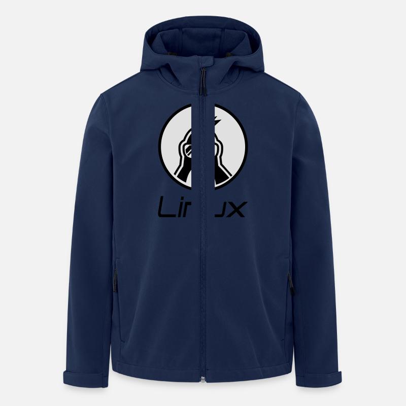 linux - Recycelte Männer Softshell-Jacke von Stanley/Stella - Navy