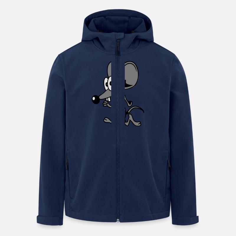 mouse run marathon - Men’s Recycled Softshell Jacket by Stanley/Stella - navy