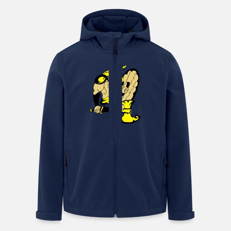 wikinger - Men’s Recycled Softshell Jacket by Stanley/Stella - navy