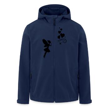 fairy fee hearts - Recycelte Männer Softshell-Jacke von Stanley/Stella - Navy - Vorne - AI Model Male 185 light (185cm)