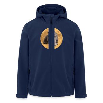 Die Brüder Hintergrund Planet 2 - Recycelte Männer Softshell-Jacke von Stanley/Stella - Navy - Vorne - AI Model Male 185 light (185cm)