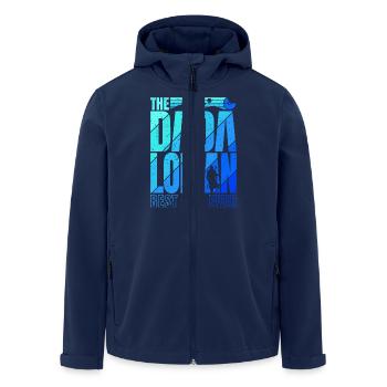 The Dadalorian - Bleu - Meilleur papa ! - Veste softshell homme en polyester recyclé Stanley/Stella - marine - Devant - AI Model Male 185 light (185cm)