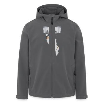 The island of pirates, Oléron - Men’s Recycled Softshell Jacket by Stanley/Stella - anthracite - Front - AI Model Male 185 light (185cm)