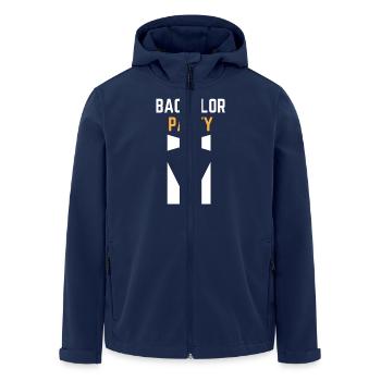 Bachelor Party Tuxedo - Men’s Recycled Softshell Jacket by Stanley/Stella - navy - Front - AI Model Male 185 light (185cm)