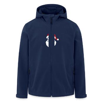 Stylischer Weihnachtsmann - Recycelte Männer Softshell-Jacke von Stanley/Stella - Navy - Vorne - AI Model Male 185 light (185cm)
