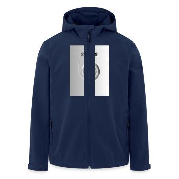 Two Spirals- Spirale - Veste softshell homme en polyester recyclé Stanley/Stella - marine - Devant - AI Model Male 185 light (185cm)