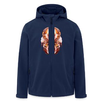 Sternzeichen Scorpion - Recycelte Männer Softshell-Jacke von Stanley/Stella - Navy - Vorne - AI Model Male 185 light (185cm)