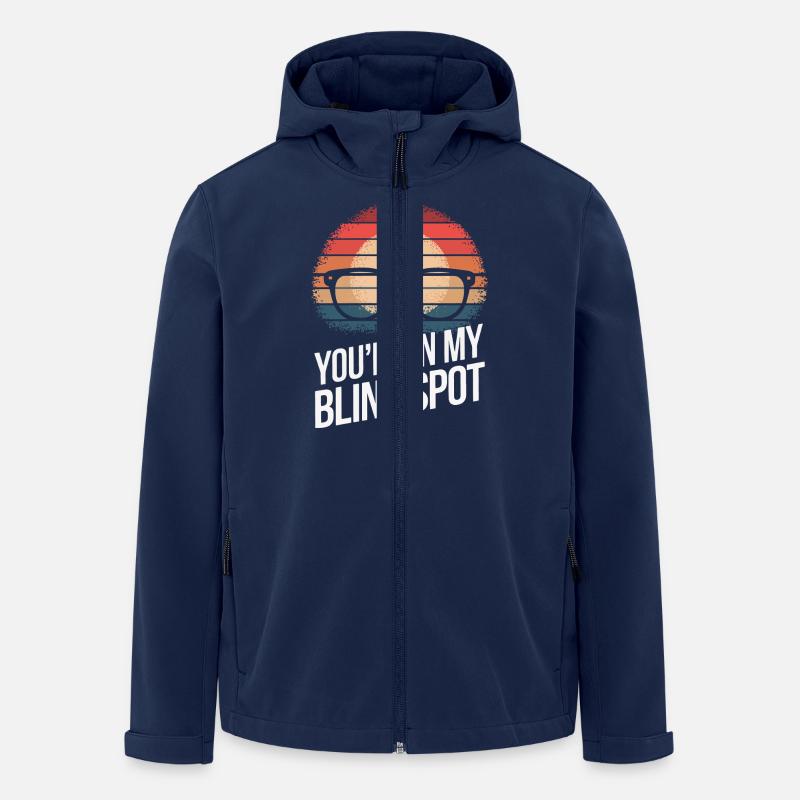 Blinde Blindheit Sehbehinderte Menschen - Recycelte Männer Softshell-Jacke von Stanley/Stella - Navy