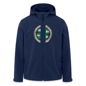 St. Patricks Tag - Recycelte Männer Softshell-Jacke von Stanley/Stella - Navy - Vorne - AI Model Male 185 light (185cm)