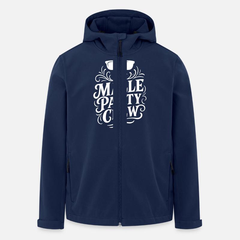 Malle Party Crew - Men’s Recycled Softshell Jacket by Stanley/Stella - navy