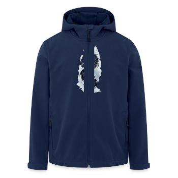 Dragon China Mythology Gift - Men’s Recycled Softshell Jacket by Stanley/Stella - navy - Front - AI Model Male 185 light (185cm)