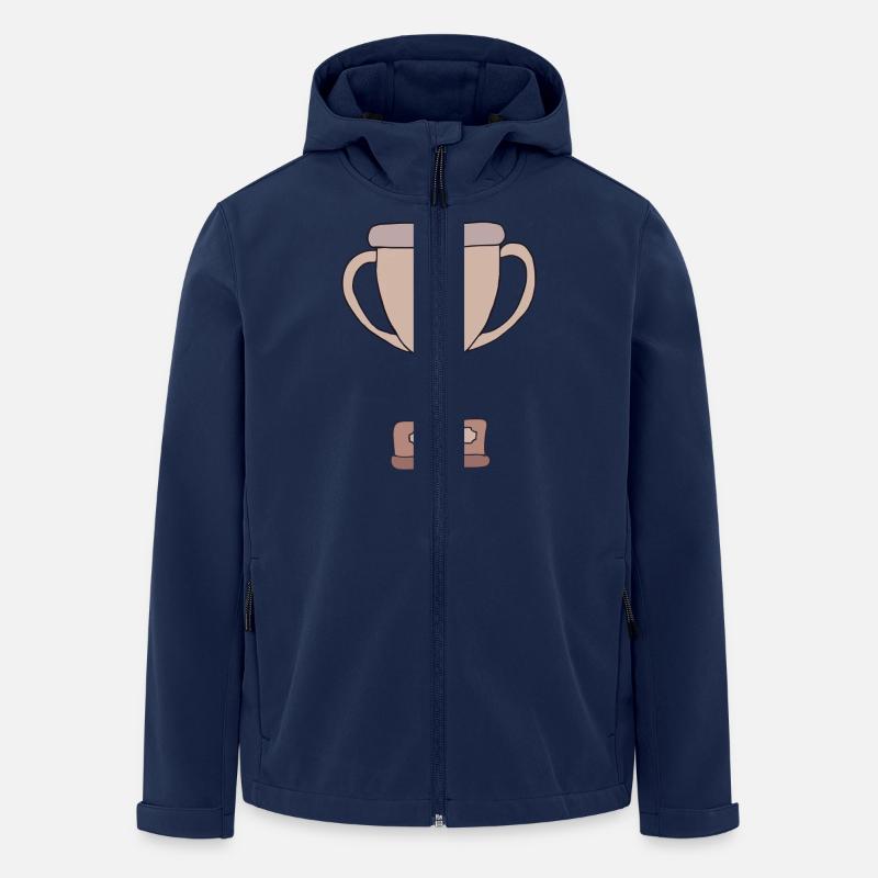 Cup 1 - Men’s Recycled Softshell Jacket by Stanley/Stella - navy