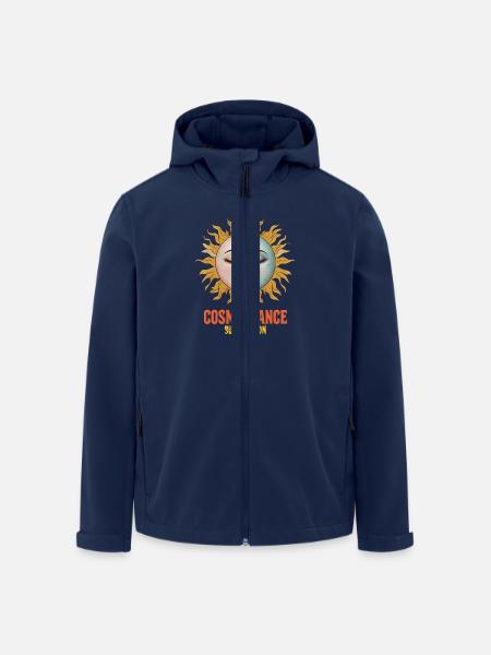 Cosmic Dance Spirituality Gift - Men’s Recycled Softshell Jacket by Stanley/Stella - navy