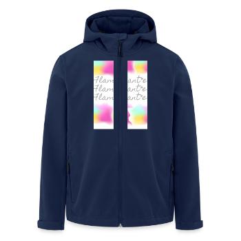 Flamboyante - Veste softshell homme en polyester recyclé Stanley/Stella - marine - Devant - AI Model Male 185 light (185cm)