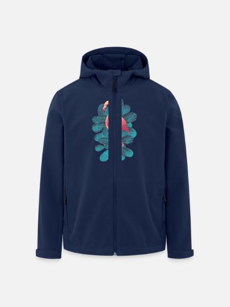 Flamingo - Men’s Recycled Softshell Jacket by Stanley/Stella - navy