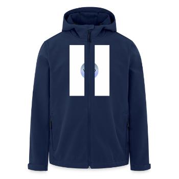 VOERO 2 - Recycelte Männer Softshell-Jacke von Stanley/Stella - Navy - Vorne - AI Model Male 185 light (185cm)