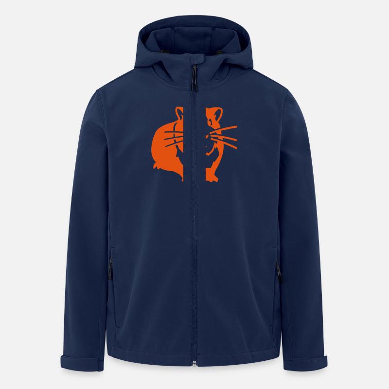 Hamster - Recycelte Männer Softshell-Jacke von Stanley/Stella - Navy