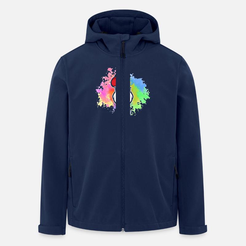 Poulet Coq - Veste softshell homme en polyester recyclé Stanley/Stella - marine