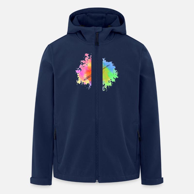 Flötist Querflöte - Recycelte Männer Softshell-Jacke von Stanley/Stella - Navy