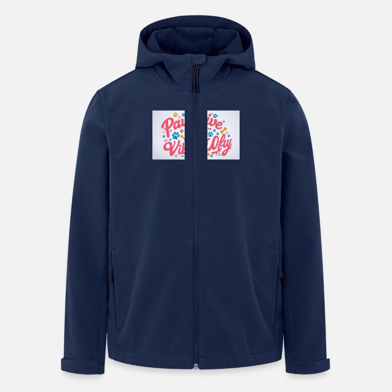 Conception pour chien - Veste softshell homme en polyester recyclé Stanley/Stella - marine