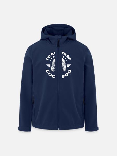 Rather be with my cockapoo - Recycelte Männer Softshell-Jacke von Stanley/Stella - Navy