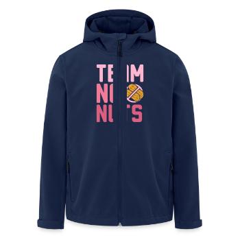 Gender Reveal Team girl no nuts - Recycelte Männer Softshell-Jacke von Stanley/Stella - Navy - Vorne - AI Model Male 185 light (185cm)