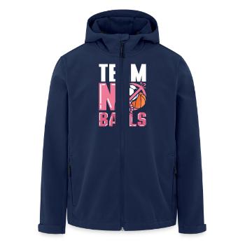Gender Reveal Team girl team no balls - Recycelte Männer Softshell-Jacke von Stanley/Stella - Navy - Vorne - AI Model Male 185 light (185cm)
