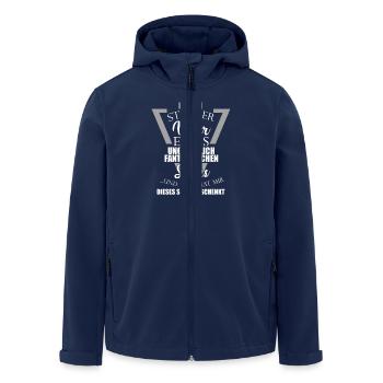 Unglaublich fantastischer Sohn und stolzer Vater - Recycelte Männer Softshell-Jacke von Stanley/Stella - Navy - Vorne - AI Model Male 185 light (185cm)