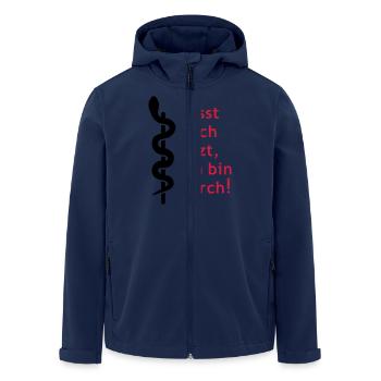 Let me doctor, I'm through! - Men’s Recycled Softshell Jacket by Stanley/Stella - navy - Front - AI Model Male 185 light (185cm)