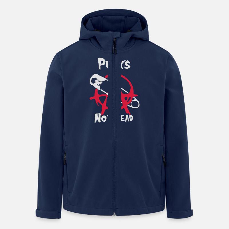 Punks Not Dead - Recycelte Männer Softshell-Jacke von Stanley/Stella - Navy