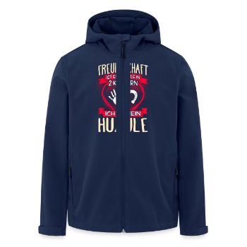 HUZULE - 3 - Recycelte Männer Softshell-Jacke von Stanley/Stella - Navy - Vorne - AI Model Male 185 light (185cm)