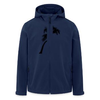 Palme - Recycelte Männer Softshell-Jacke von Stanley/Stella - Navy - Vorne - AI Model Male 185 light (185cm)
