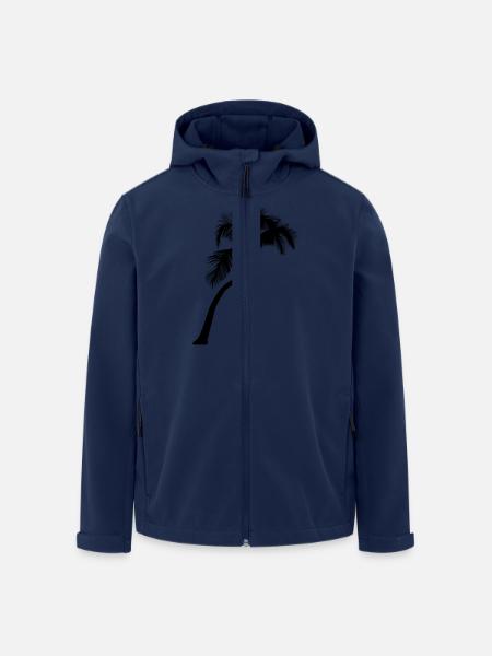 Palme - Recycelte Männer Softshell-Jacke von Stanley/Stella - Navy