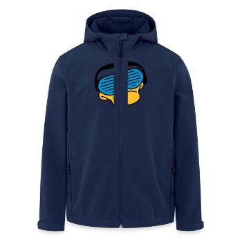 dj_duck - Veste softshell homme en polyester recyclé Stanley/Stella - marine - Devant - AI Model Male 185 light (185cm)