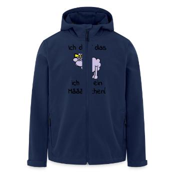 maeaeaehdchen_darf_das_3f - Veste softshell homme en polyester recyclé Stanley/Stella - marine - Devant - AI Model Male 185 light (185cm)