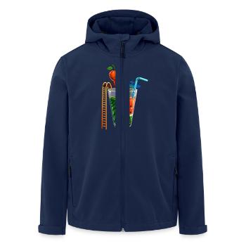 Watermelonpool - Recycelte Männer Softshell-Jacke von Stanley/Stella - Navy - Vorne - AI Model Male 185 light (185cm)