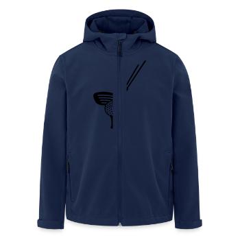 Golf - ligne - Veste softshell homme en polyester recyclé Stanley/Stella - marine - Devant - AI Model Male 185 light (185cm)