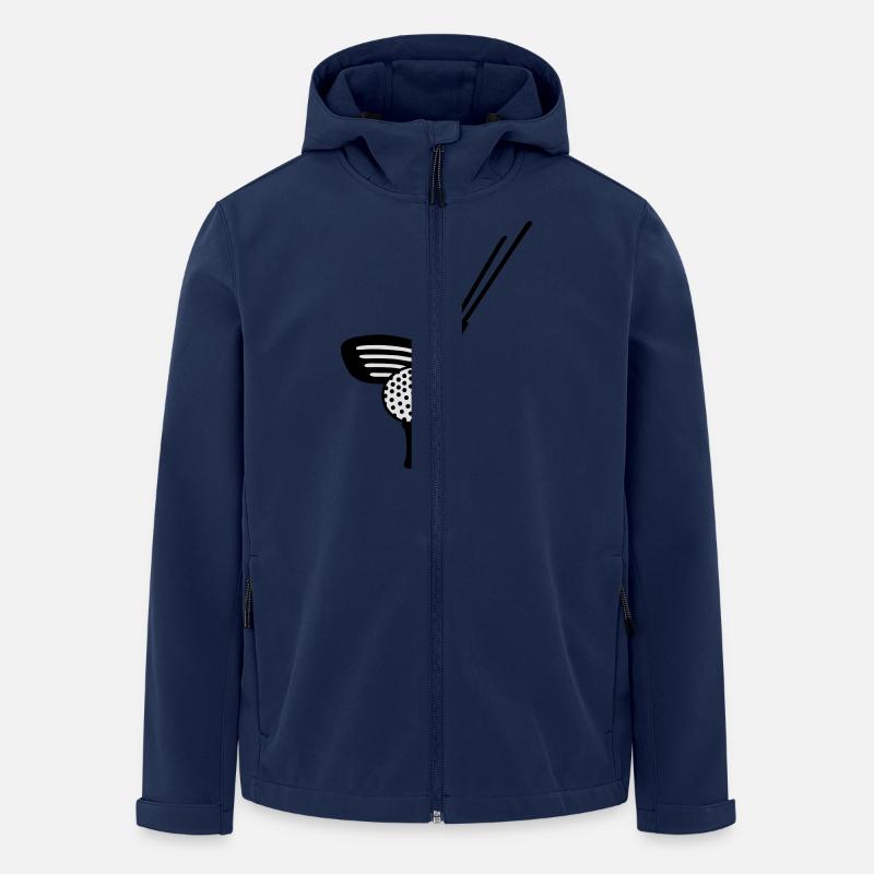 Golf - Recycelte Männer Softshell-Jacke von Stanley/Stella - Navy